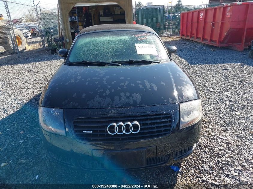 2001 Audi Tt VIN: TRUUT28N111003561 Lot: 39240308