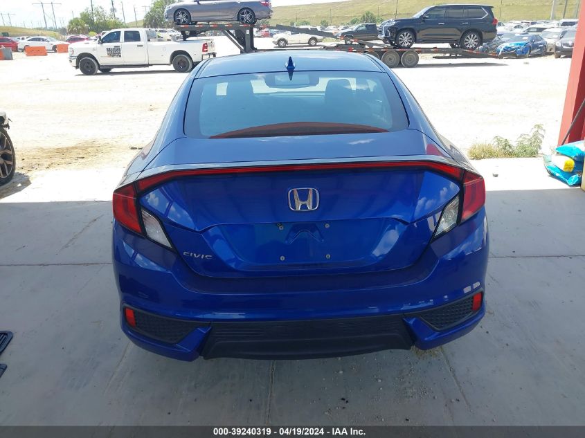 2019 Honda Civic Ex VIN: 2HGFC3B36KH351697 Lot: 39240319