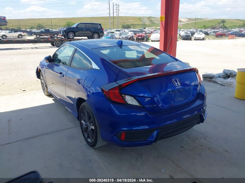 2019 Honda Civic Ex VIN: 2HGFC3B36KH351697 Lot: 39240319