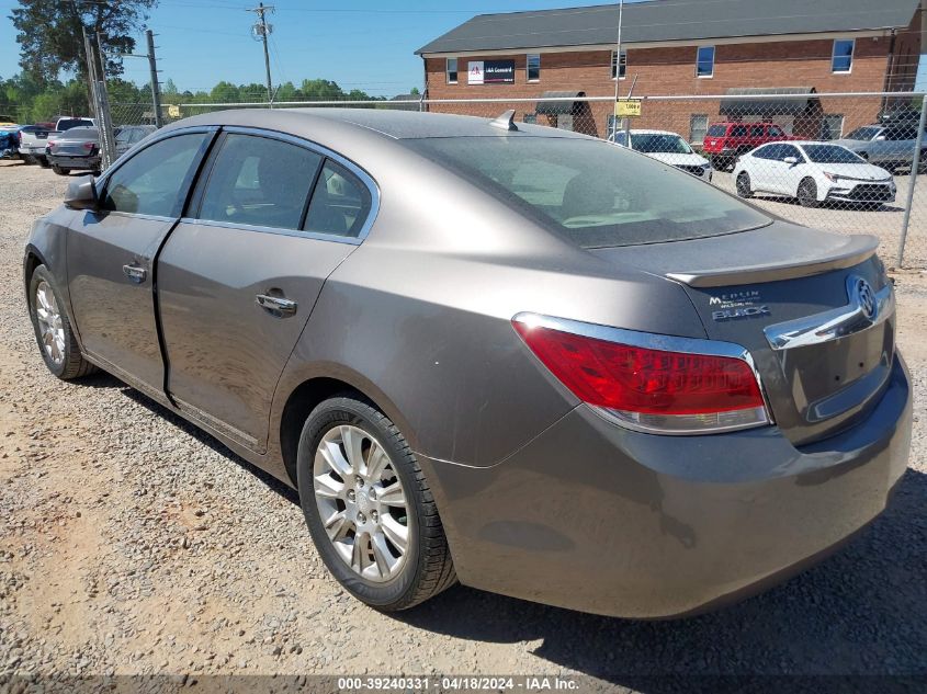 2012 Buick Lacrosse VIN: 1G4GA5GR6CF154593 Lot: 39240331