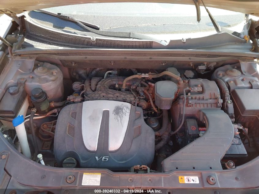 2013 Kia Sorento Lx V6 VIN: 5XYKT4A20DG368735 Lot: 39240332