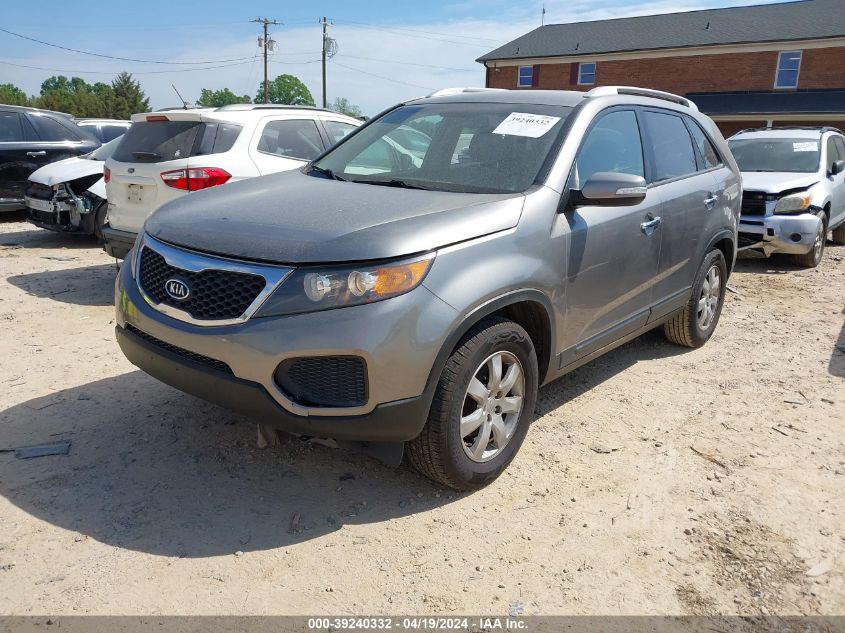 2013 Kia Sorento Lx V6 VIN: 5XYKT4A20DG368735 Lot: 39240332