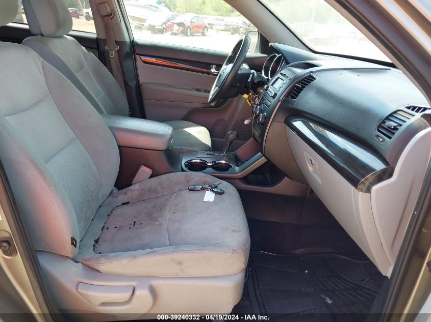 2013 Kia Sorento Lx V6 VIN: 5XYKT4A20DG368735 Lot: 39240332