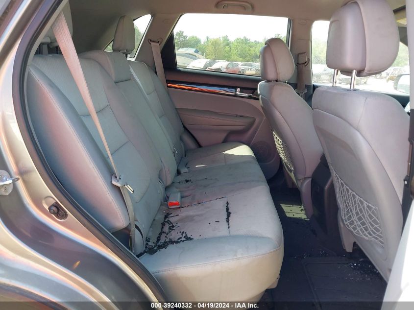 2013 Kia Sorento Lx V6 VIN: 5XYKT4A20DG368735 Lot: 39240332