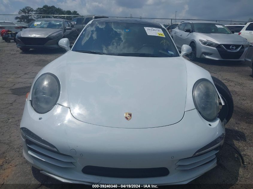 2013 Porsche 911 Carrera VIN: WP0AA2A94DS107668 Lot: 39240340