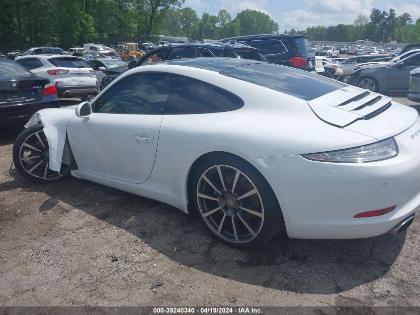 2013 Porsche 911 Carrera VIN: WP0AA2A94DS107668 Lot: 39240340