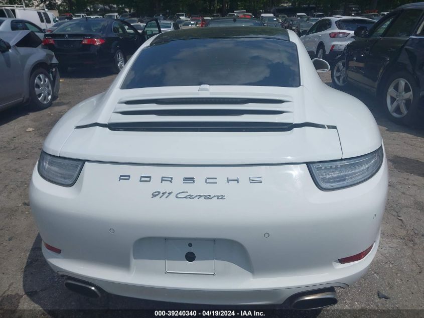 2013 Porsche 911 Carrera VIN: WP0AA2A94DS107668 Lot: 39240340