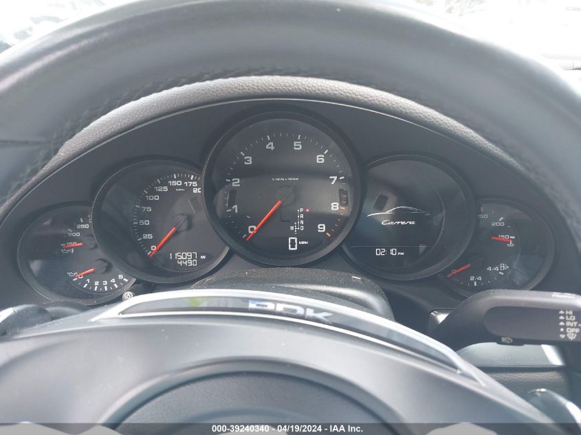 2013 Porsche 911 Carrera VIN: WP0AA2A94DS107668 Lot: 39240340