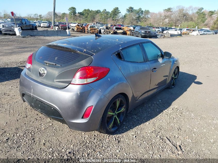 KMHTC6AD7DU099726 2013 Hyundai Veloster Base W/Black