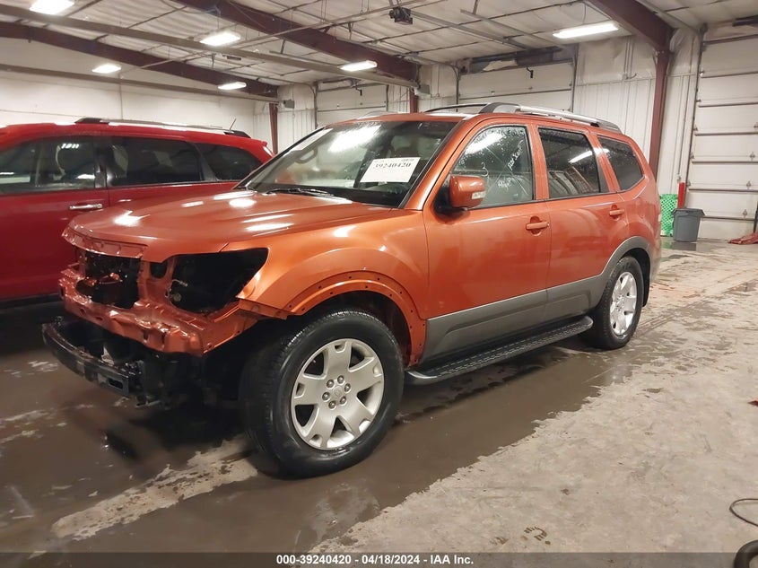 2009 Kia Borrego Ex V8 VIN: KNDJH742X95026591 Lot: 39240420