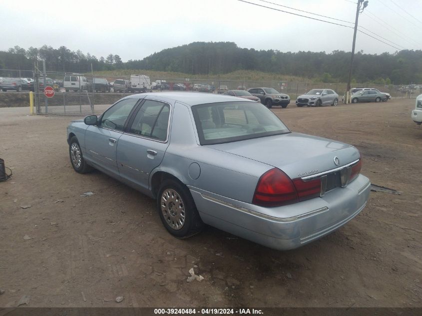 2003 Mercury Grand Marquis Gs VIN: 2MEFM74W13X609687 Lot: 39240484