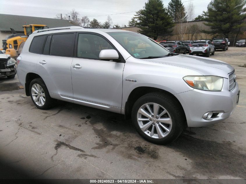 2009 Toyota Highlander Hybrid Limited VIN: JTEEW44A492034485 Lot: 47572754