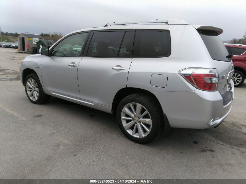 2009 Toyota Highlander Hybrid Limited VIN: JTEEW44A492034485 Lot: 47572754