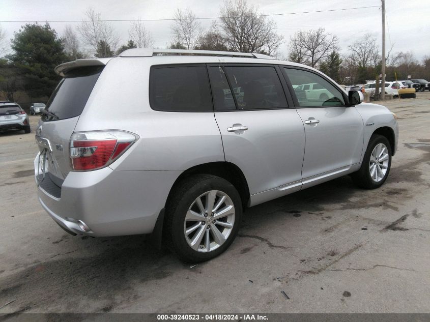 2009 Toyota Highlander Hybrid Limited VIN: JTEEW44A492034485 Lot: 47572754