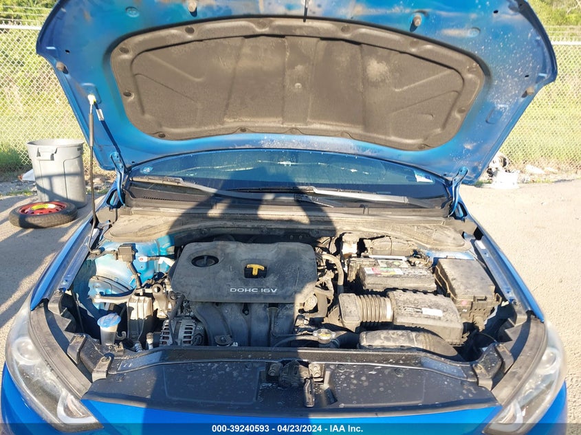 VIN KMHD84LF7JU614583 2018 HYUNDAI ELANTRA SEL