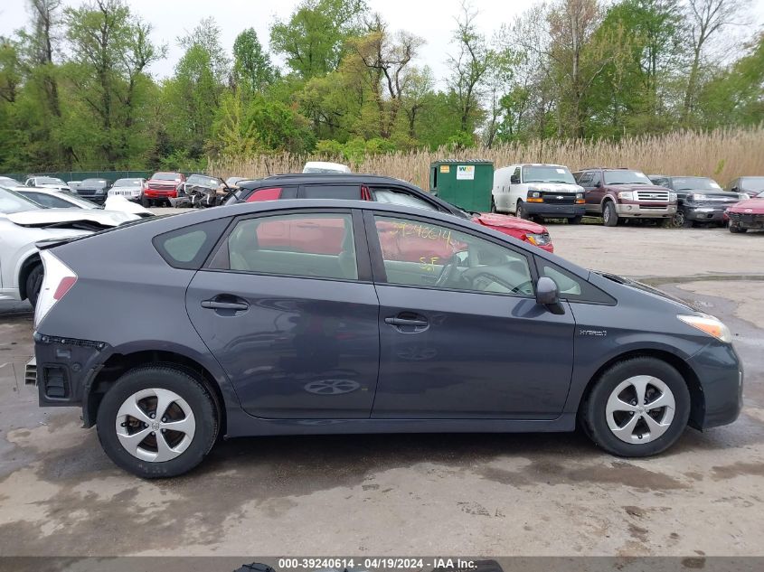 2013 Toyota Prius Two VIN: JTDKN3DU5D1694788 Lot: 39240614