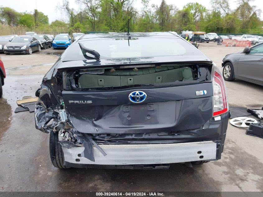 2013 Toyota Prius Two VIN: JTDKN3DU5D1694788 Lot: 39240614