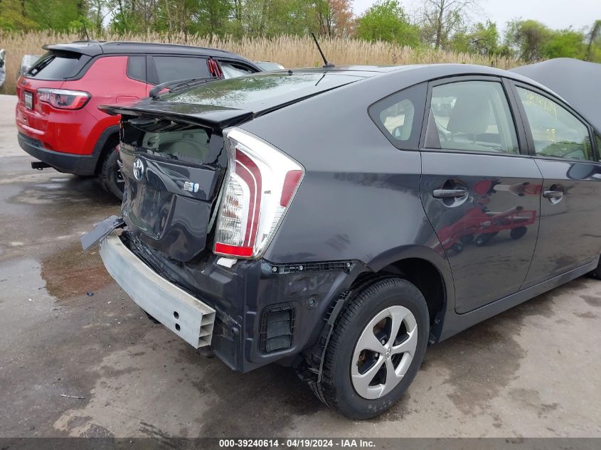 2013 Toyota Prius Two VIN: JTDKN3DU5D1694788 Lot: 39240614