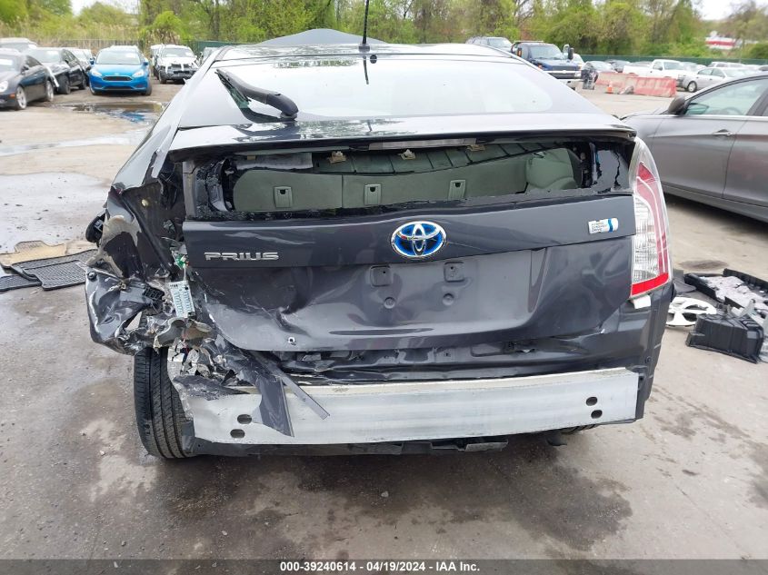 2013 Toyota Prius Two VIN: JTDKN3DU5D1694788 Lot: 39240614