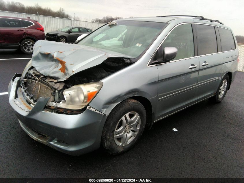 2007 Honda Odyssey Ex VIN: 5FNRL38487B109020 Lot: 39240620