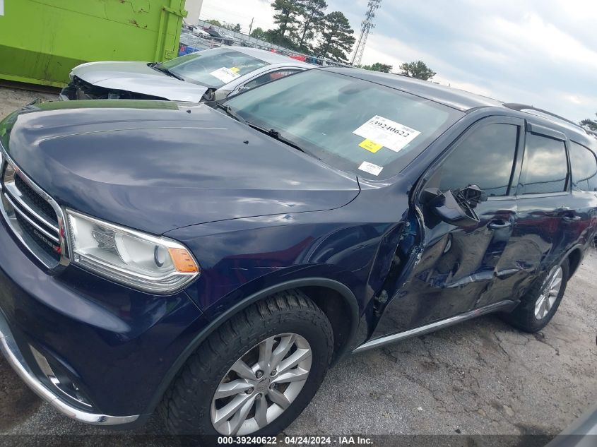 2015 Dodge Durango Sxt VIN: 1C4RDHAG4FC145443 Lot: 39240622