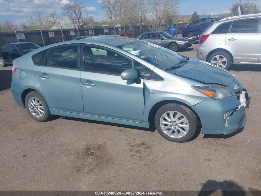 2013 Toyota Prius Plug-In VIN: JTDKN3DP0D3039369 Lot: 39240624