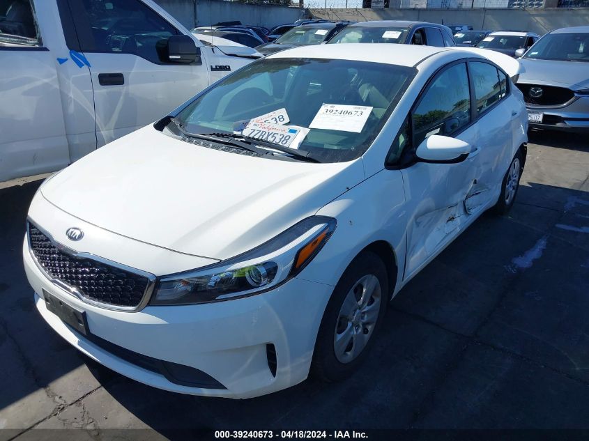 2017 Kia Forte Lx VIN: 3KPFK4A75HE129393 Lot: 39240673