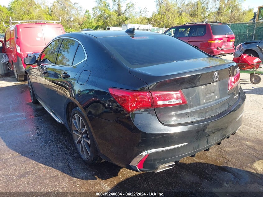 2018 Acura Tlx Tech Pkg VIN: 19UUB3F54JA003450 Lot: 39240684
