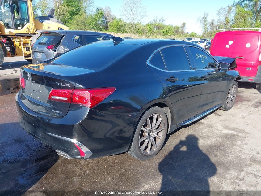 2018 Acura Tlx Tech Pkg VIN: 19UUB3F54JA003450 Lot: 39240684