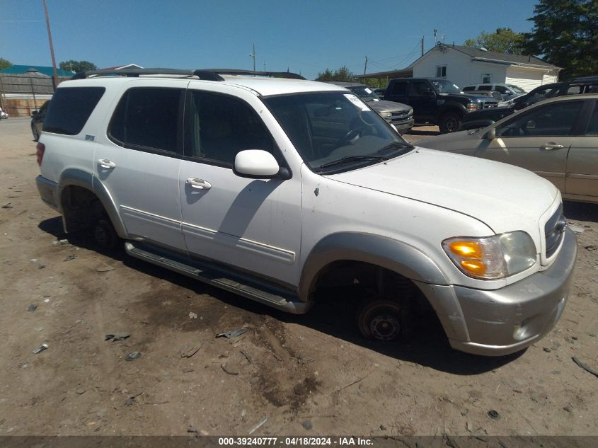 2003 Toyota Sequoia Sr5 V8 VIN: 5TDZT34A53S182556 Lot: 39240777