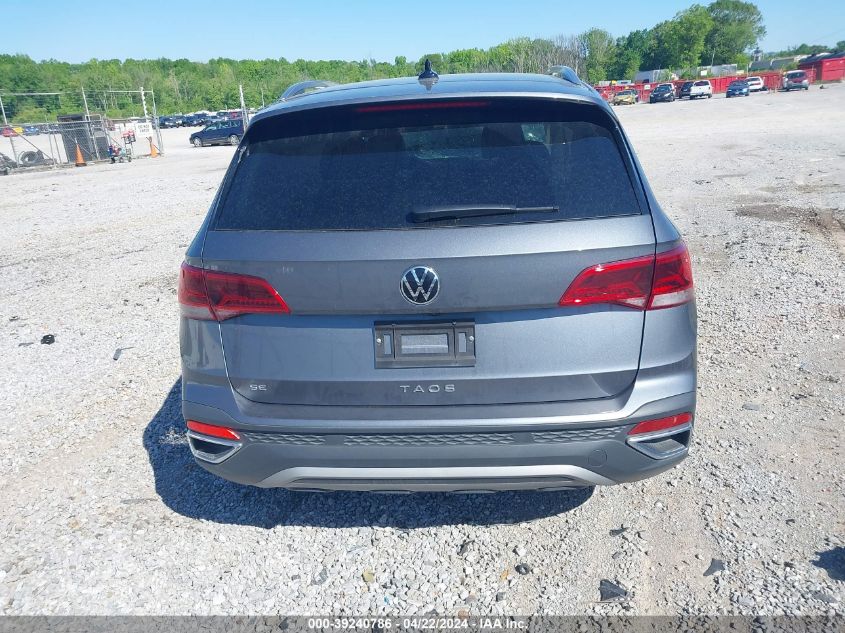 2023 Volkswagen Taos 1.5T Se VIN: 3VVSX7B26PM376142 Lot: 39240786