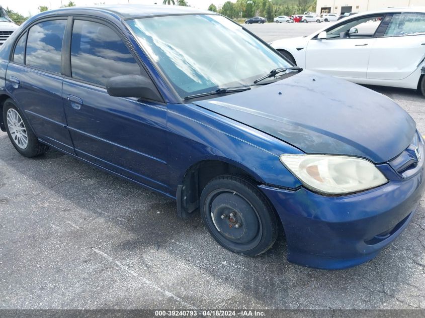 2HGES16574H526623 | 2004 HONDA CIVIC