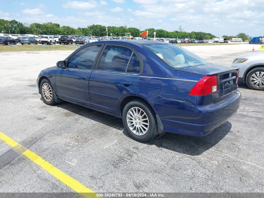 2HGES16574H526623 | 2004 HONDA CIVIC