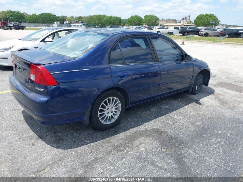 2HGES16574H526623 | 2004 HONDA CIVIC