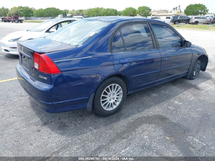 2HGES16574H526623 | 2004 HONDA CIVIC