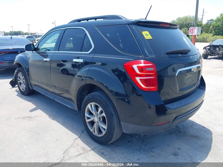 2016 CHEVROLET EQUINOX VIN: 2GNALCEK3G6139779