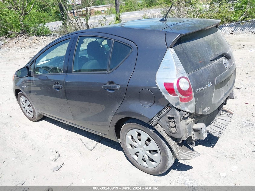 2012 Toyota Prius C Two VIN: JTDKDTB35C1517265 Lot: 39240919