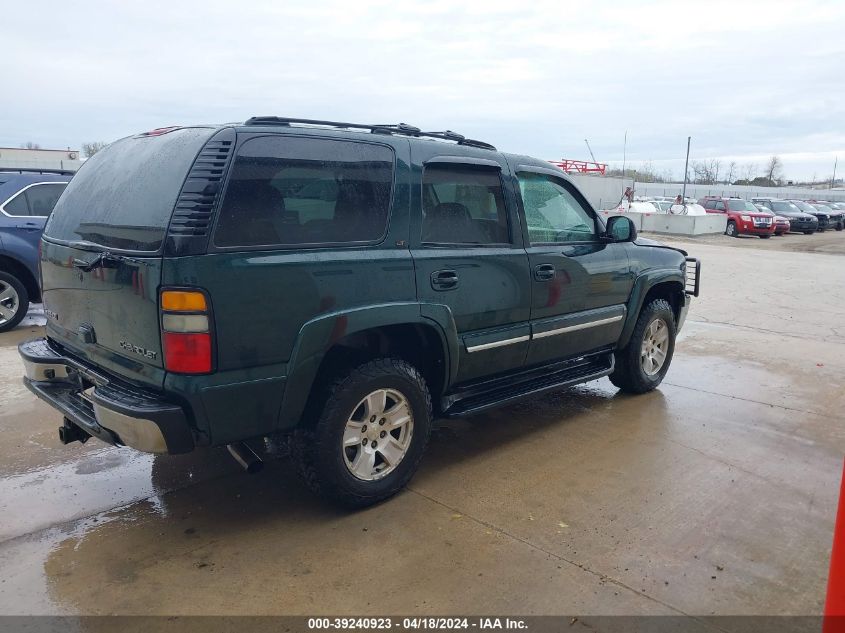 2004 Chevrolet Tahoe Lt VIN: 1GNEK13ZX4J203744 Lot: 39240923