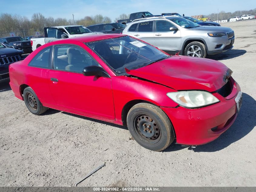 1HGEM21304L083627 | 2004 HONDA CIVIC