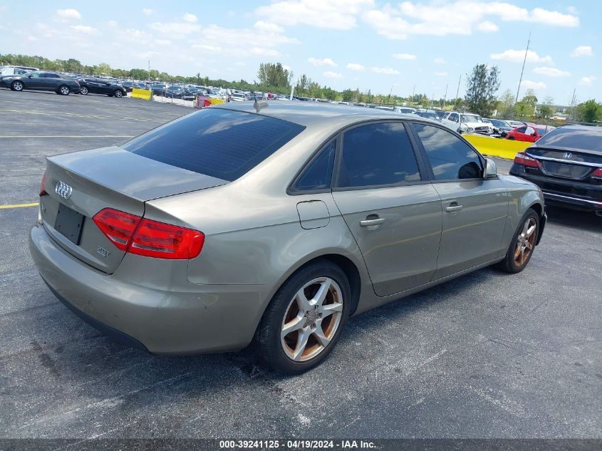 WAULF78K69N030188 | 2009 AUDI A4