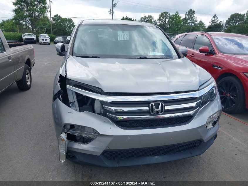 2016 Honda Pilot Ex-L VIN: 5FNYF6H79GB082912 Lot: 39241137