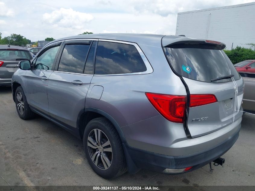 2016 Honda Pilot Ex-L VIN: 5FNYF6H79GB082912 Lot: 39241137