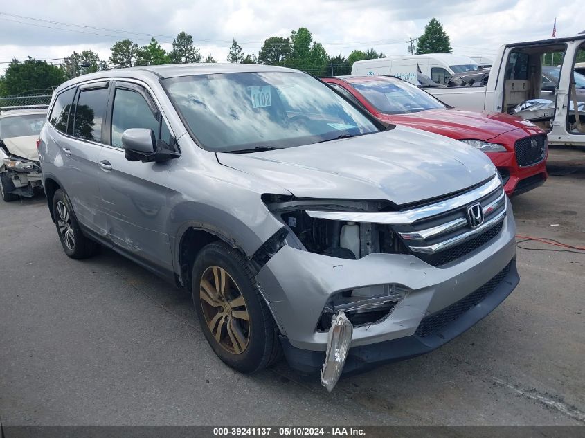 2016 Honda Pilot Ex-L VIN: 5FNYF6H79GB082912 Lot: 39241137