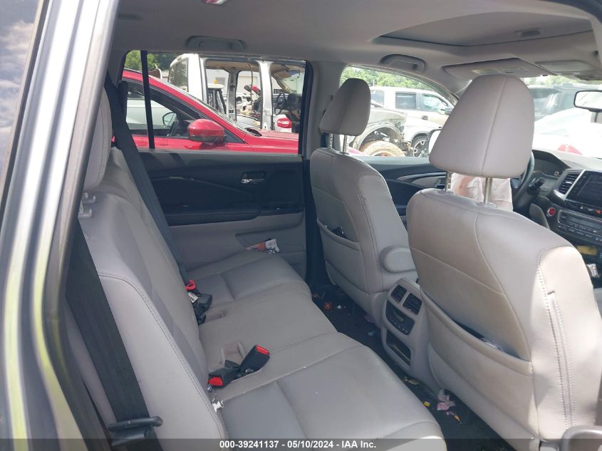 2016 Honda Pilot Ex-L VIN: 5FNYF6H79GB082912 Lot: 39241137