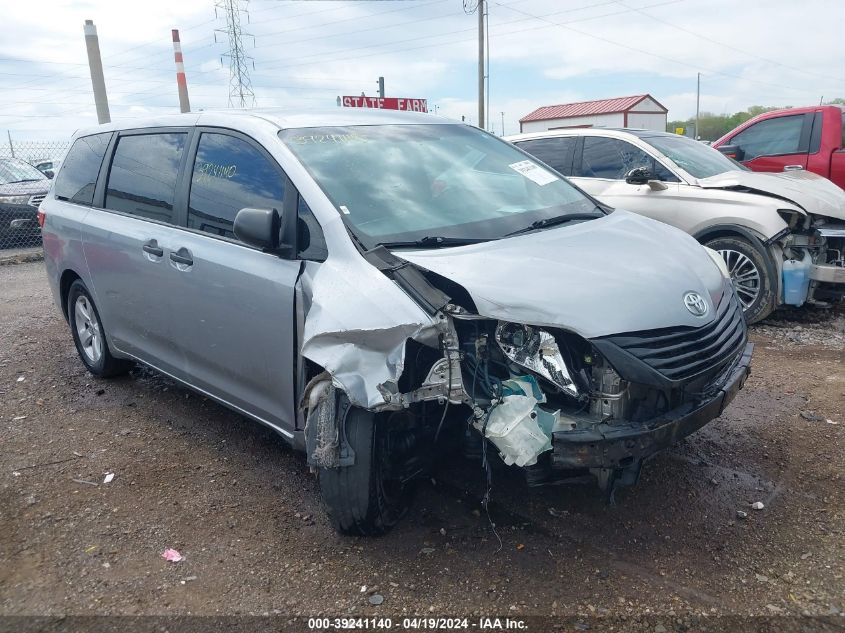 2015 Toyota Sienna L 7 Passenger VIN: 5TDZK3DC9FS565862 Lot: 39241140