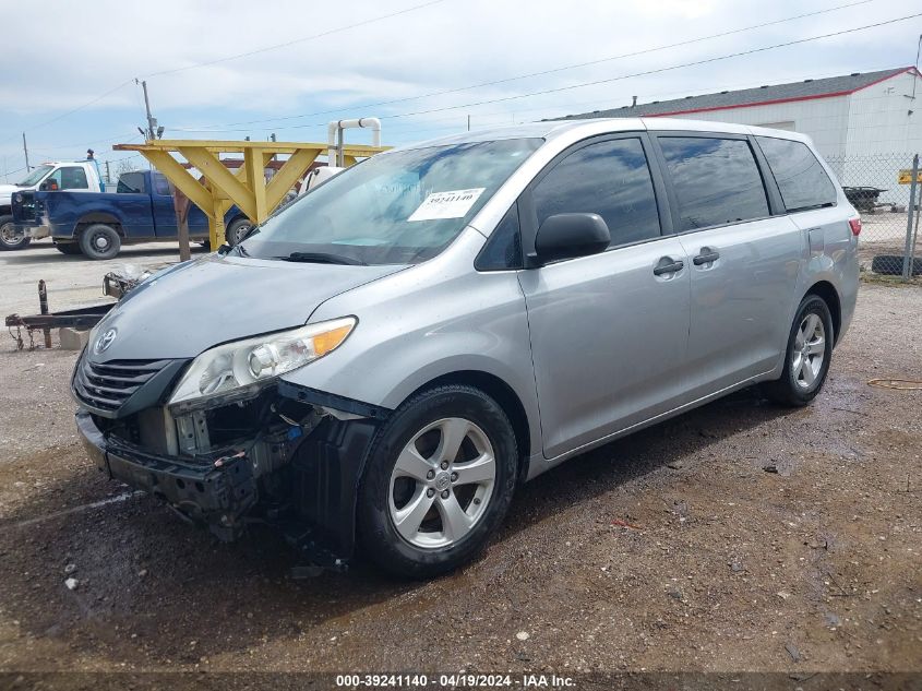 2015 Toyota Sienna L 7 Passenger VIN: 5TDZK3DC9FS565862 Lot: 39241140