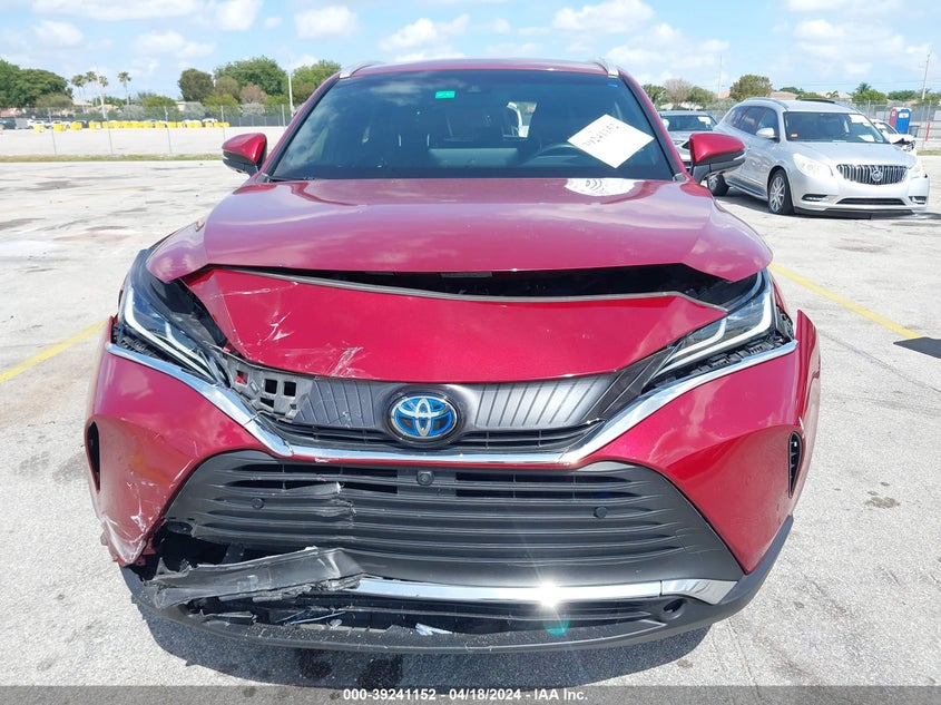 VIN: JTEAAAAH1MJ045083 2021 TOYOTA VENZA LIMITED