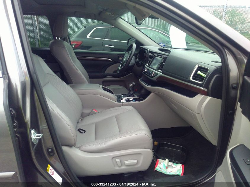 2014 Toyota Highlander Limited V6 VIN: 5TDYKRFH4ES010372 Lot: 39241203