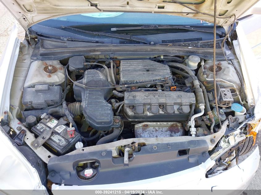 2003 Honda Civic Ex VIN: 1HGES26723L002188 Lot: 39241215