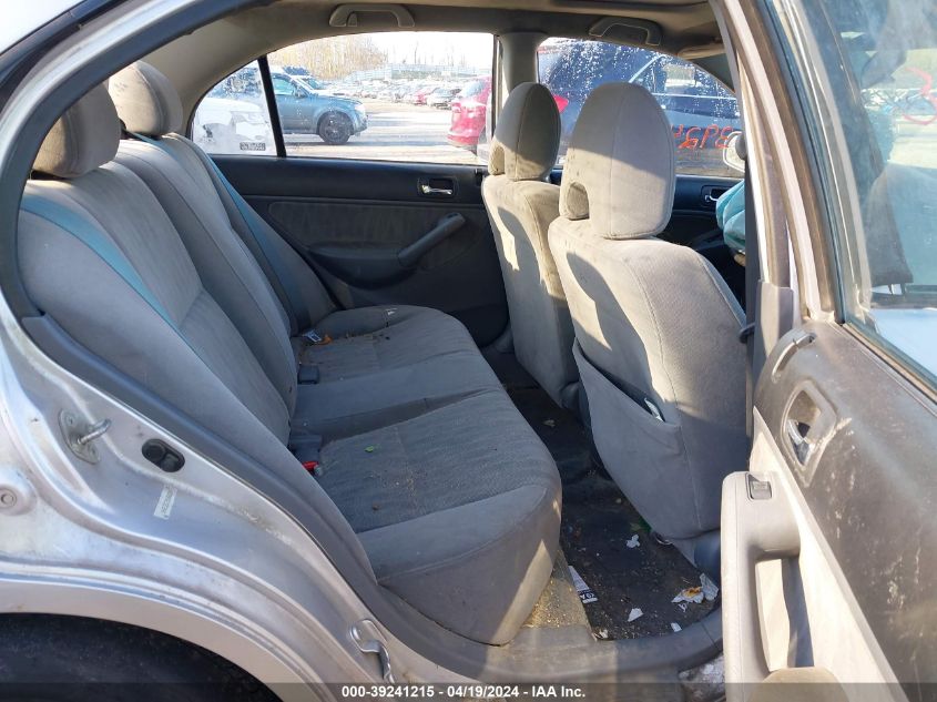 2003 Honda Civic Ex VIN: 1HGES26723L002188 Lot: 39241215